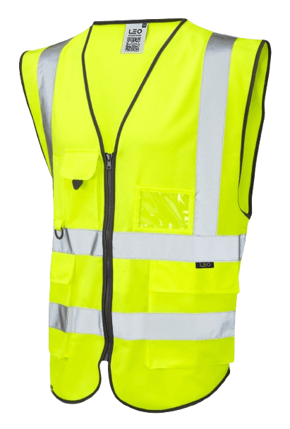 Gilet haute visibilité multipoches LYNTON (EN ISO 20471 classe 1 ou 2 selon taille)